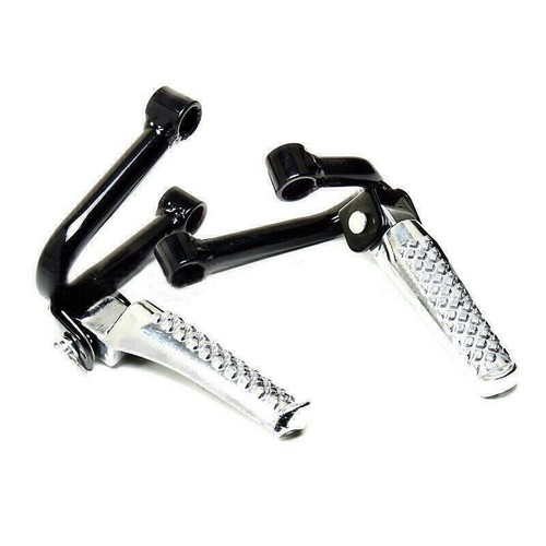 Rear Passenger Foot Pegs Pedal Bracket Refit 1 Pair Motorcycle Side Stand Set