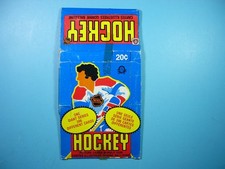 1980/81 O-PEE-CHEE NHL HOCKEY CARD EMPTY BOX MARK MESSIER RAY BOURQUE ROOKIE OPC. rookie card picture