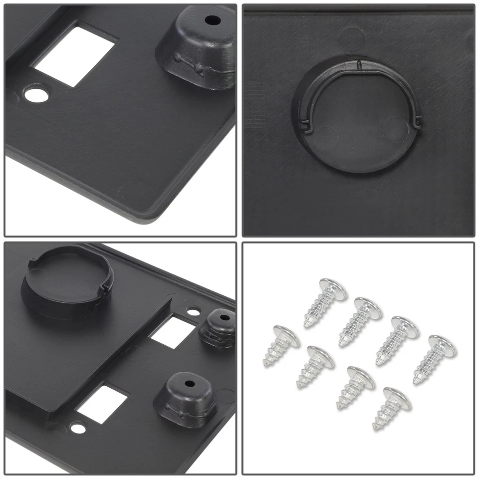 Front License Plate Holder Mounting Bracket Kit for 2017-2022 Alfa Romeo Giulia - Image 4 of 4