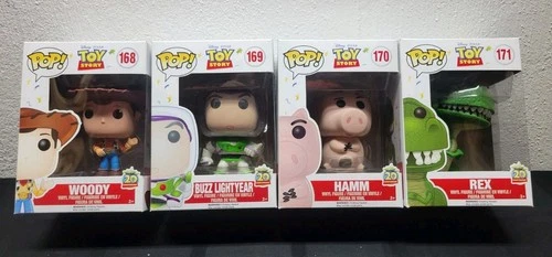 New Toy Story Funko POP 20th Anniversary Full Set! Woody Buzz Lightyear Hamm Rex