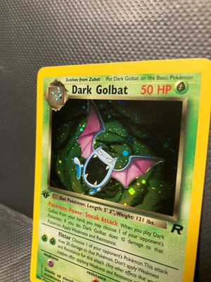 dark golbat pokemon card value Pokemon Card Dark Golbat No.042 Old Back Nintendo 1997 EX Japanese n77