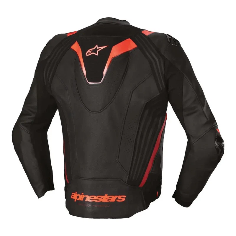 Alpinestars Missile V3 Ignition Leather Black Fluo Red Dark, photo 2 of 2