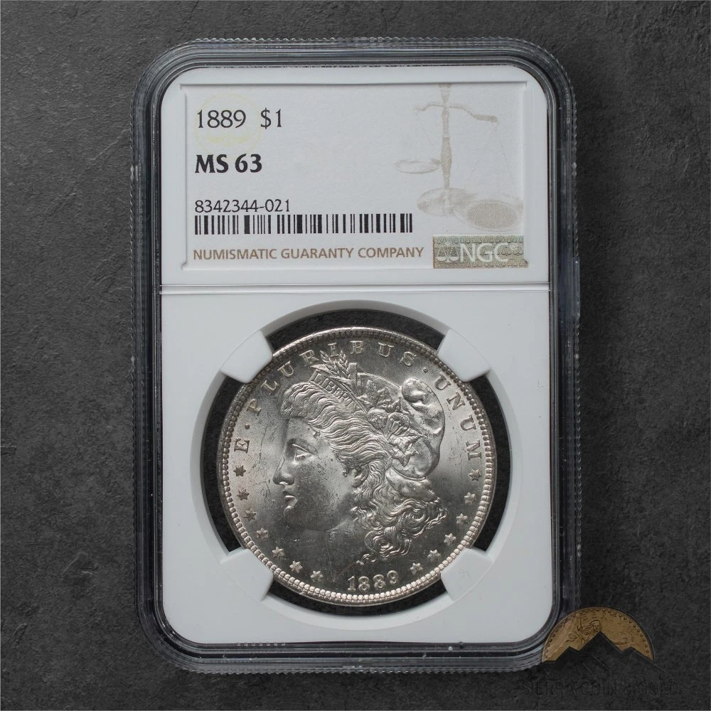 MS 63 Graded 1889 Year Morgan US Dollars (1878-1921) for sale | eBay