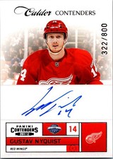 2011-12 Panini Contenders #216 Gustav Nyquist #/800