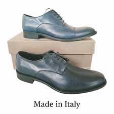 SCARPE UOMO pelle 45  stile inglese classiche eleganti derby francesine meta'  p