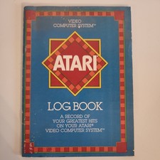 Vintage 1982 Atari Video Game Computer System Log Book