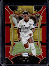 2023-24 Panini Select FIFA Vini Jr. Red Prizm #127 Real Madrid