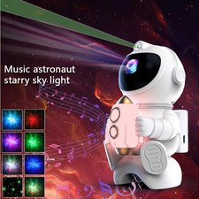 Astronaut Galaxy Projector Star Night Light Remote Timer 360 Adjustable Bedroom
