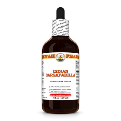 Indian Sarsaparilla (Hemidesmus Indicus) Tincture, Dried Root Liquid Extract