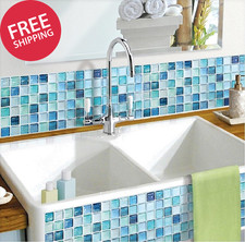 BEAUSTILE Decorative Tile Stickers Peel and Stick Backsplash Fire Retardant Tile