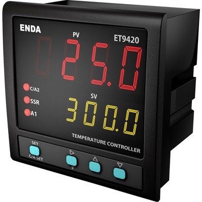 Enda ET9420-230 PID Temperaturregler Pt100, J, K, T, S, R  Relais 2 A, SSR (L...