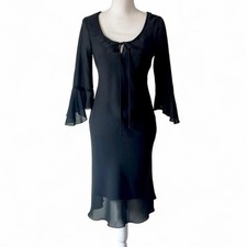 vintage city triangles dress Gothic Size 9