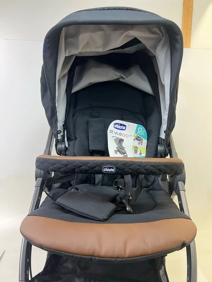 Chicco Duo Stylego Up Crossover Pure Black Kinderwagen Buggy 2in1 Kombi Kinder - Bild 4 von 4