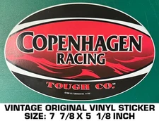 COPENHAGEN RACING - VINTAGE ORIGINAL VINYL DECAL STICKER