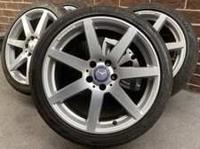 Genuine Mercedes 18"  C CLASS W204 * AMG * WHEELS RIMS TYRES - STAGGERED SET