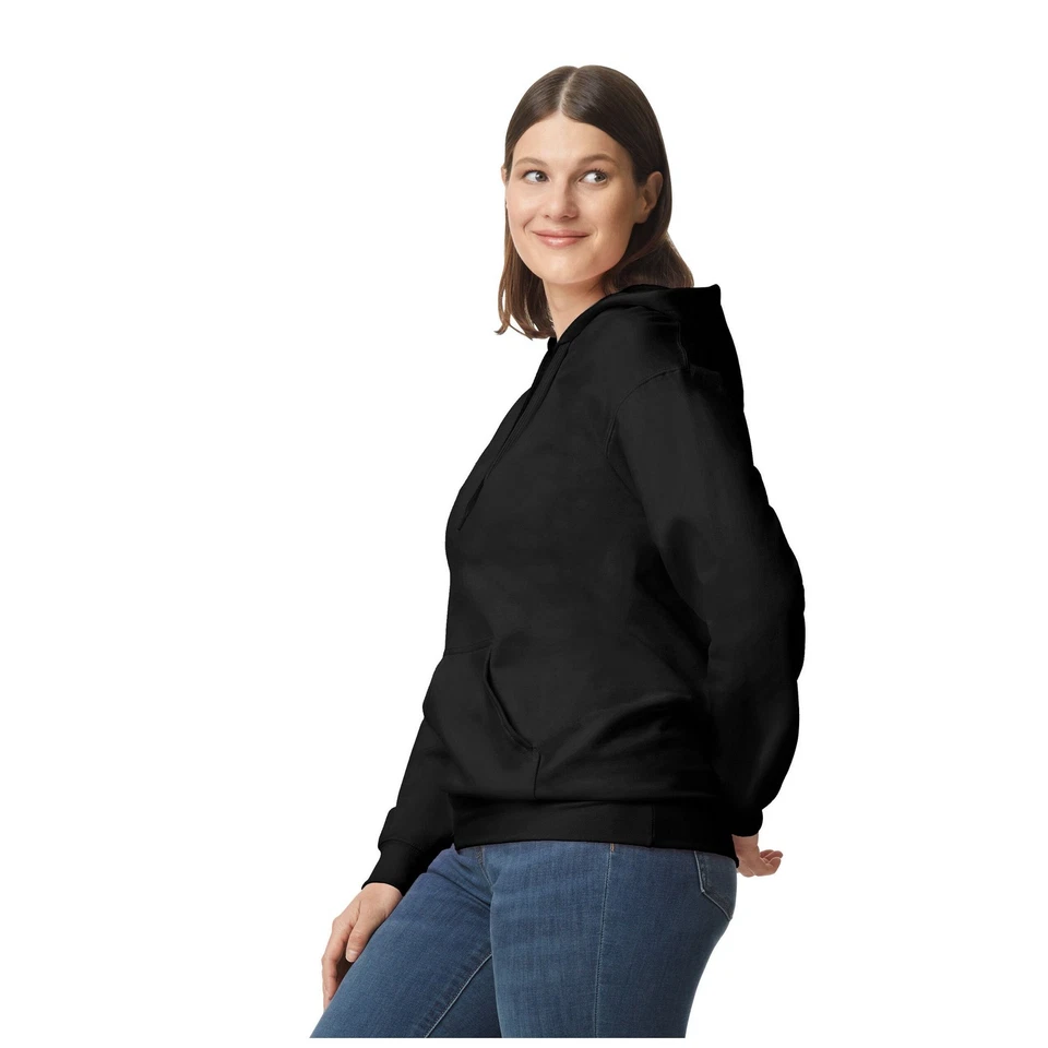 Sudadera con capucha de peso medio polar estilo suave Gildan para adultos (BC5193) Foto 3 de 3