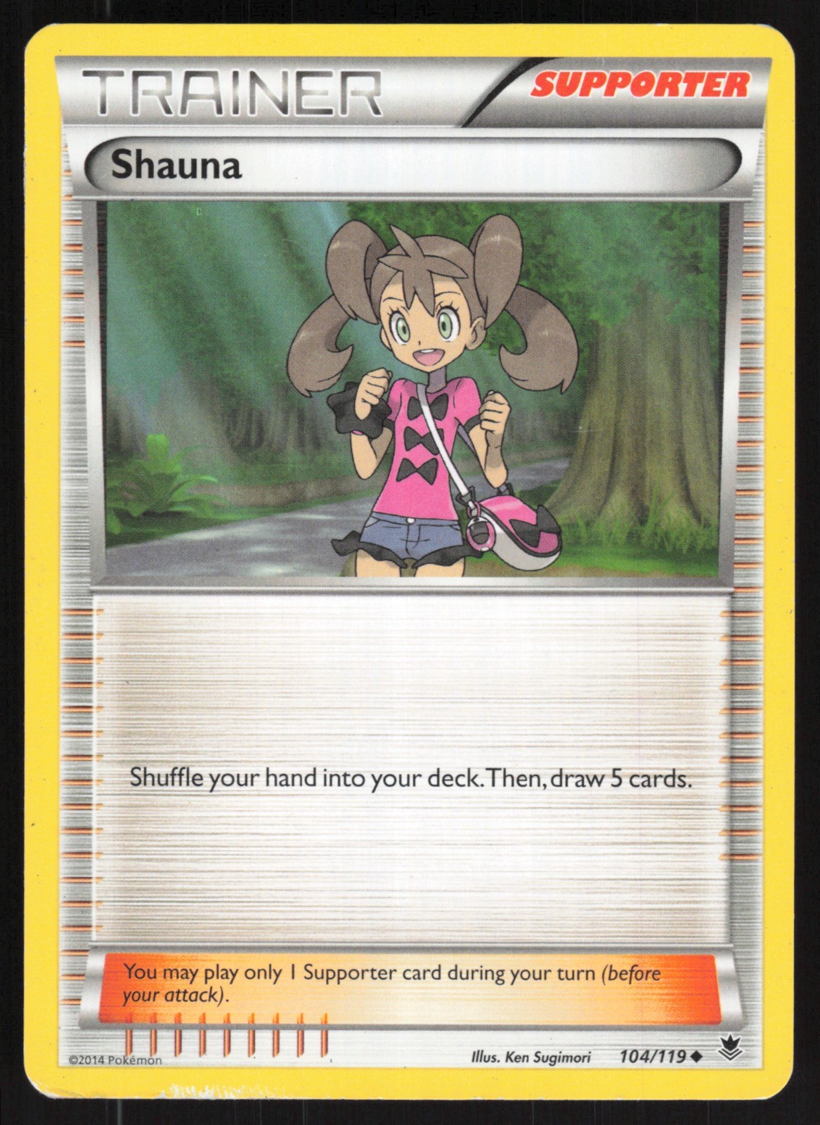 Shauna 111/124 HP XY - Fates Collide Pokemon Card