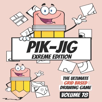 PIK-JIG Grid Drawing Fun for Adults Boredom Buster Drawing Puzzle