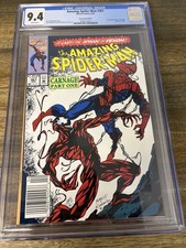 AMAZING SPIDER-MAN 361 CGC 9.4 NEWSSTAND EDITION V1 1992 1ST FULL CARNAGE
