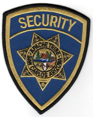 #ad San Carlos Arizona Apache Tribe Security Police Patch $6.97