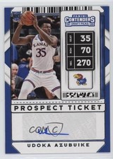 2020 Panini Contenders Draft Picks Prospect Ticket Udoka Azubuike #87 Auto 0zp0