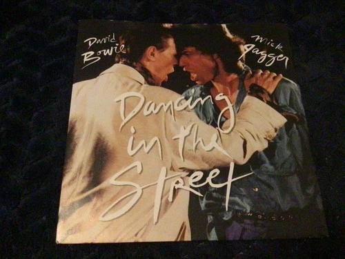 David Bowie Mick Jagger Dancing in the street 7" vinyl single record.