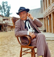 Milburn Stone stars as Doctor Galen Adams in the TV series Gunsmok- Old Photo 1