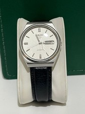 Seiko 5 Automatic 6309-8930 Silver Dial Day Date Vintage Men's Watch Japan 1980s