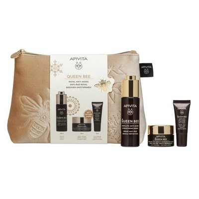 Apivita Queen Bee Anti-aging & Redefining Serum 30ml & Light Texture Cream 15 ml