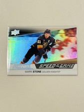 2021-22 Upper Deck Credentials - Speed of the Game Mark Stone #SG17