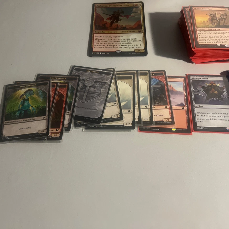 MTG Wade into Battle Commander 2015 Complete Deck Magic NM/MT Includes Extras - Image 3 of 4