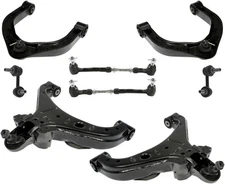 Front Lower Upper Control Arms Tie Rods Assembly & Links Fits Titan XD 2016-2023