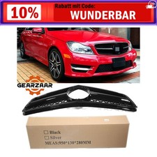 Grill Sport Kühlergrill für Mercedes W204 S204 C204 Glanz Schwarz C63 OPTIK✔