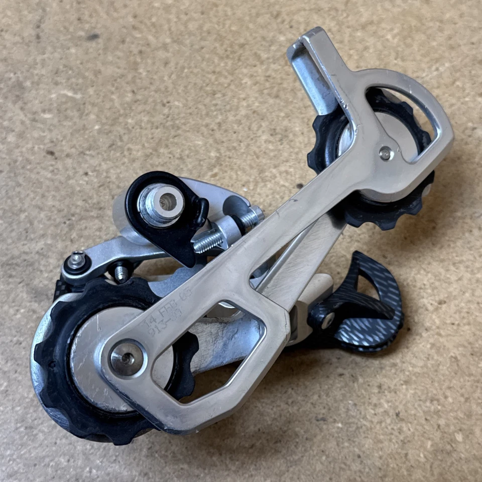 Desviador trasero Sram X0 9 velocidades jaula larga MTB, SRD ESP carbono vintage - Imagen 4 de 4