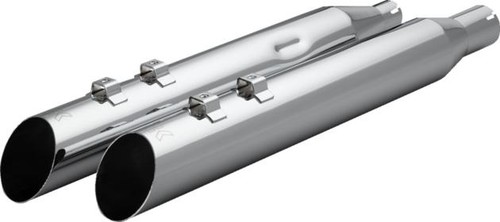 Khrome Werks HP-Plus Dual Slip-On Slash-Up Mufflers Chrome #40FSL-1021-CHR