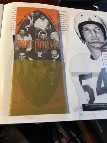 Florida State University Football Vault by John Hinds 2008 Hardback Autographed - Imagen 12 de 24