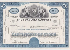 Foxboro Company 1971, Historical Securities