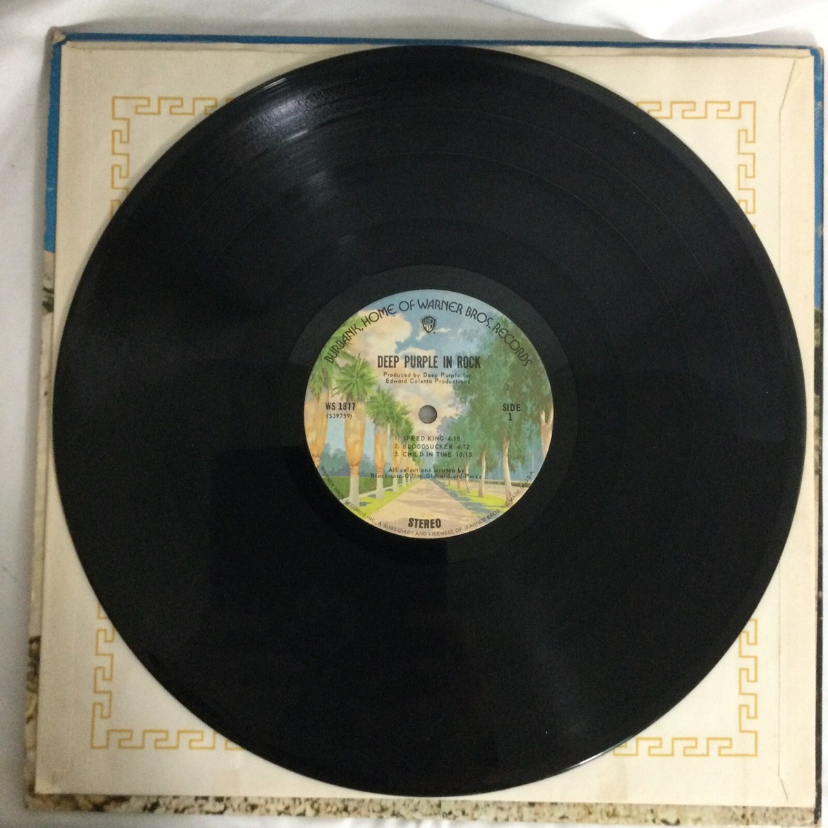 Deep Purple In Rock Vinyl LP Record Warner Bros. WS 1877 | eBay