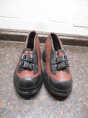 Salisbury Lineman\'s 2-Buckle Overshoe Size 10 Red/Black Deep Heel Item # 51509, Deep Heel Overshoe, 2 Buckle On Burlington  main image 3