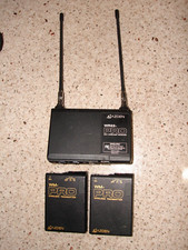Azden WR22-PRO Wireless Set Receiver W/2 transmitters EUC