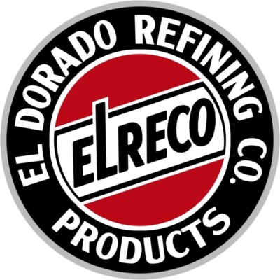 ELRECO Eldorado Refining Co. Products NEW Sign 40'' Dia. Round USA STEEL 15 Lbs