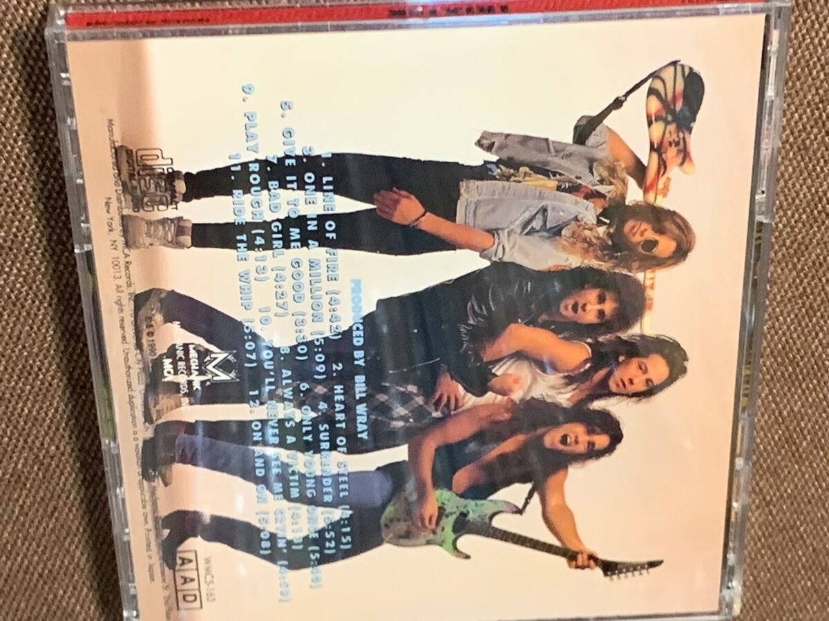 TRIXTER s/t JAPAN CD WMC5-163 w/ OBI + INSERT + PS 1990 TRIXTER s/t JAPAN CD WMC5-163 w/ OBI + INSERT + PS 1990