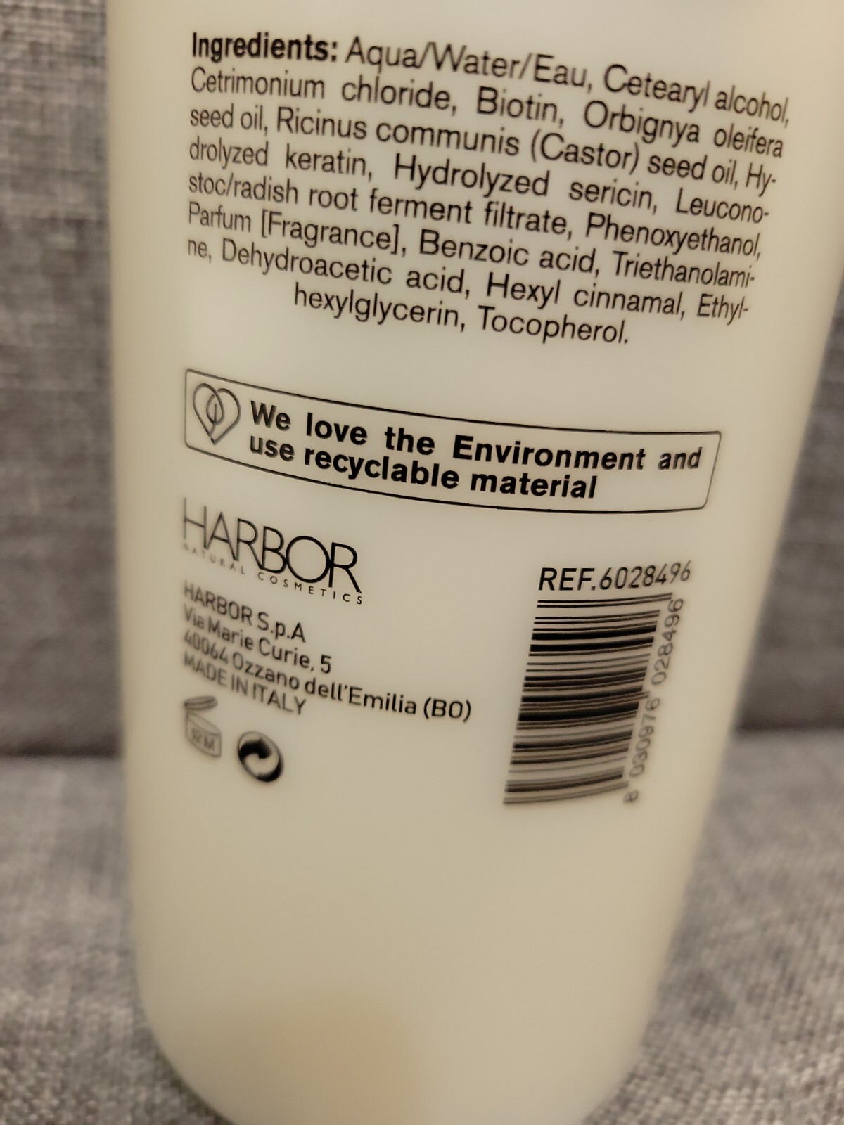 HARBOR COSMETICS CURL DEFINING HYDRATING - BIOTIN SHAMPOO 33.8oz/1000ML ITALY 