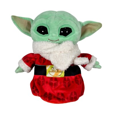 Disney Star Wars The Mandalorian Grogu Holiday Plush Christmas Toy 8in 3+