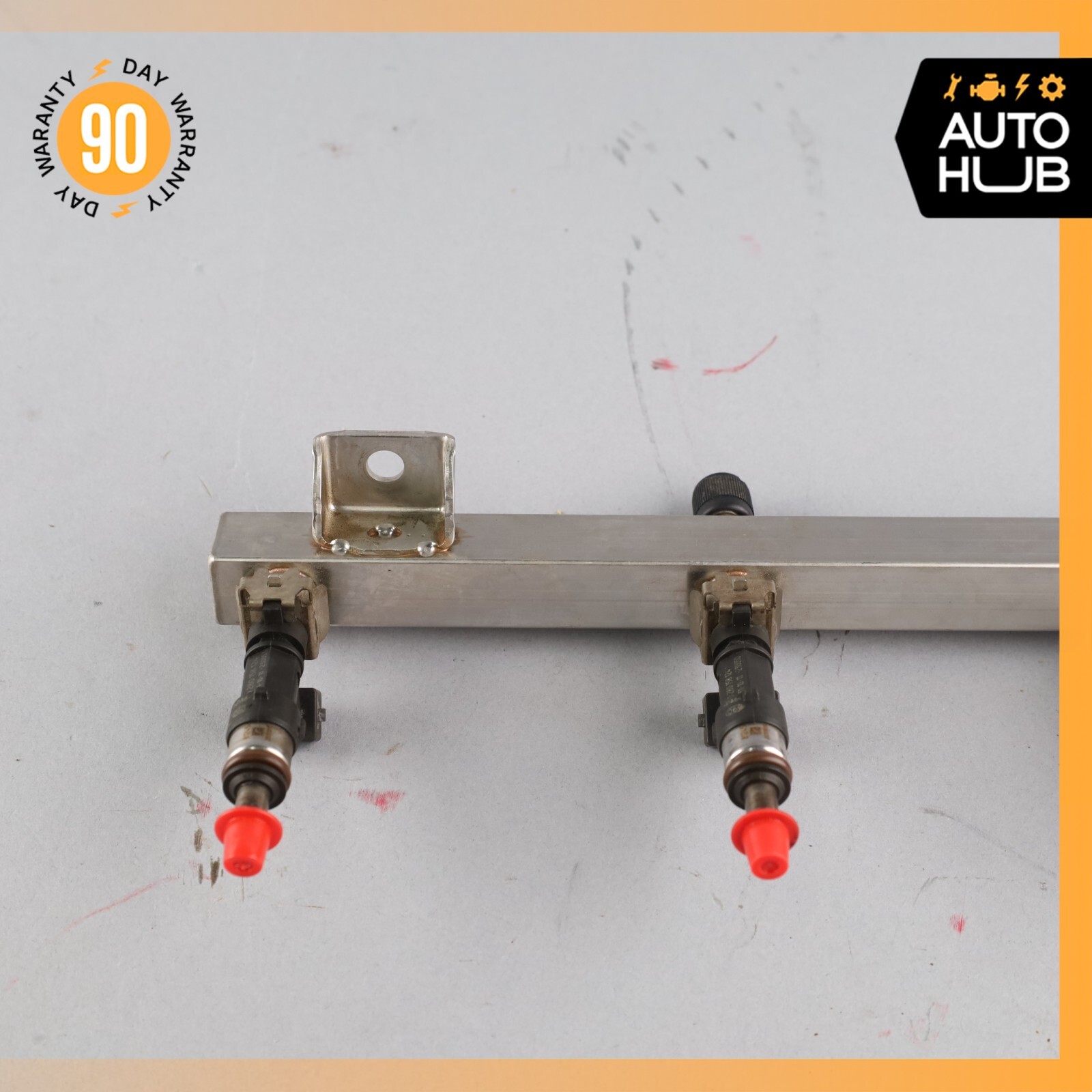 Maserati Quattroporte Fuel Injection Rail Line w/ Injectors Left Side OEM 68k