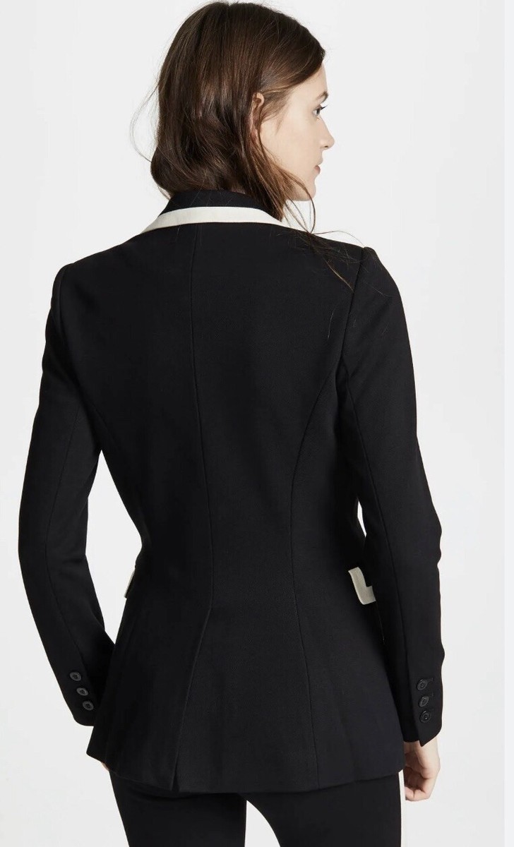 Alice+Olivia■Breann■ブレザー■ピークラペル Breann Fitted Blazer In Off White | Alice + Olivia