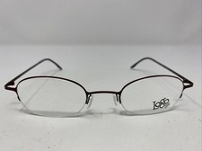 Logo Paris France NY 2430 004 48-22-135 Burgundy Half Rim Eyeglasses Frame AU19