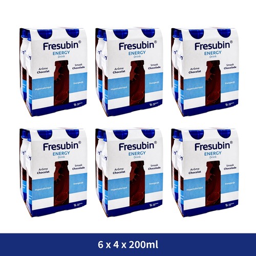 (11,44 EUR/l) FRESUBIN Energy Drink Schoko 6x4x200ml Trinkflasche 24 Stück - Bild 10 von 10