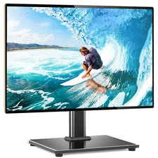 Universal TableTop TV Stand Base with Mount Bracket for 27" to 55" TVs