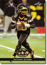 25 ct 2012 ANTHONY ALFORD Leaf Army AA SOUTHERN MISS. Toronto Blue Jays Rookies 